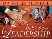 Front cover of Keys for Leadership by Myles, Dr. Munroe