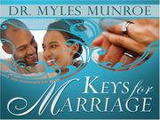 Front cover of Keys for Marriage (Keys For...) by Myles, Dr. Munroe