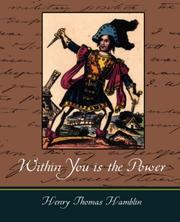 Cover of Within You Is the Power by Henry Thomas Hamblin