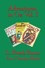 Front cover of Adventures in Oz Vol. I by L. Frank Baum