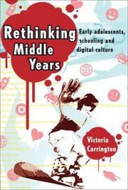 Front cover of Rethinking middle years by Victoria Carrington