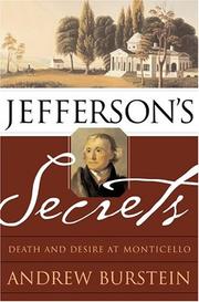 Cover of Jefferson's secrets by Andrew Burstein
