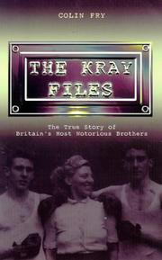 Cover of The Kray Files by Colin Fry
