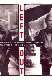 Cover of Left out by Martin B. Duberman