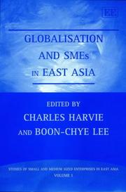 Front cover of Globalisation and SMEs in East Asia by Charles Harvie