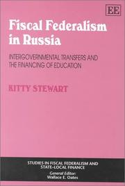 Front cover of Fiscal Federalism in Russia by Kitty Stewart