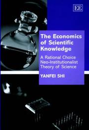 Front cover of The Economics of Scientific Knowledge by Yanfei Shi
