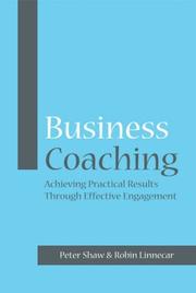Cover of Business coaching by Shaw, Peter CB.