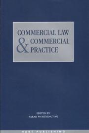 Front cover of Commercial Law and Commerical Practice by Sarah Worthington