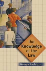 Cover of Our Knowledge of the Law by George Pavlakos