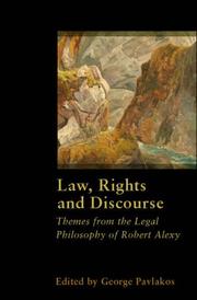 Front cover of Law, Rights and Discourse by George Pavlakos