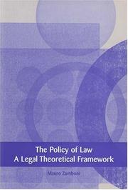 Cover of The Policy of Law by Mauro Zamboni