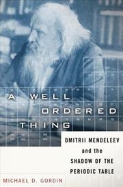 Cover of A well-ordered thing by Michael D. Gordin