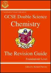 Front cover of GCSE double science chemistry by Richard Parsons