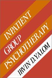 Front cover of Inpatient group psychotherapy by Irvin D. Yalom