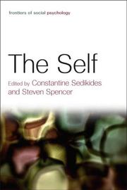 Front cover of The Self (Frontiers of Social Psychology) by C. Sedikides