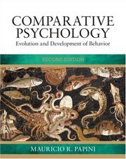 Cover of Comparative Psychology by Mauricio Papini