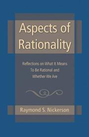 Front cover of Aspects of Rationality by Raymond S. Nickerson