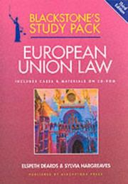 Front cover of European Union law by Sylvia Hargreaves