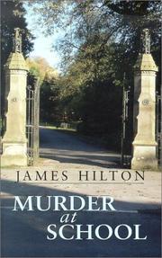 Cover of Murder at School by James Hilton
