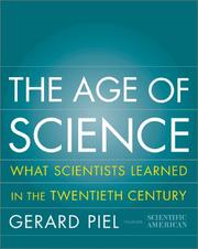 Front cover of The Age of Science by Gerard Piel