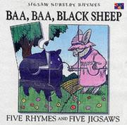 Front cover of Baa, Baa, Black Sheep (Jigsaw Nursery Rhymes) by Unknown