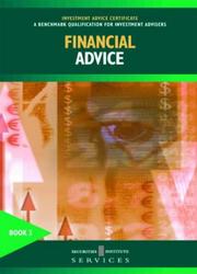 Cover of Financial Advice by Unknown