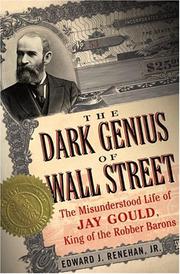 Front cover of Dark Genius of Wall Street by Edward J., Jr. Renehan