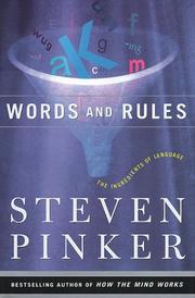 Cover of Words and rules by Steven Pinker