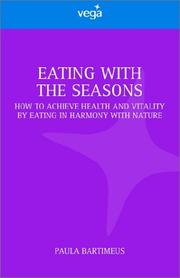 Cover of Eating with the seasons by Paula Bartimeus