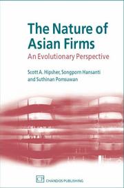Front cover of NATURE OF ASIAN FIRMS: AN EVOLUTIONARY PERSPECTIVE by SCOTT A. HIPSHER