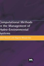 Front cover of Computational methods in the management of hydro-environmental systems by Vahid Nassehi