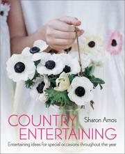 Cover of Country Entertaining by Sharon Amos