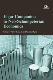 Cover of Elgar companion to neo-Schumpeterian economics by Horst Hanusch