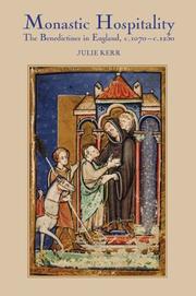 Front cover of Monastic hospitality by Julie Kerr