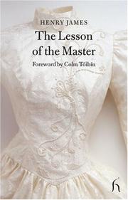 Front cover of The lesson of the master by Henry James