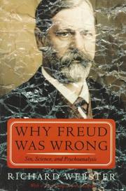 Cover of Why Freud Was Wrong by Richard Webster