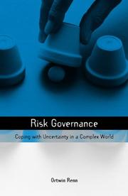 Cover of Risk governance by Ortwin Renn