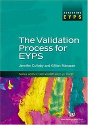 Cover of The validation process for EYPS by Jennifer Colloby