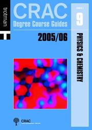 Front cover of Physics and Chemistry (CRAC Degree Course Guides: Series 1) by Unknown