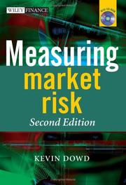 Cover of Measuring market risk by Kevin Dowd