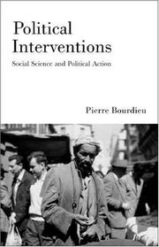 Cover of Political Interventions by Pierre Bourdieu