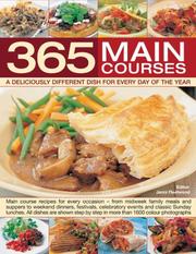 Front cover of 365 Main Courses by Jenni Fleetwood