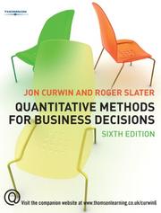 Cover of Quantitative methods for business decisions by Jon Curwin