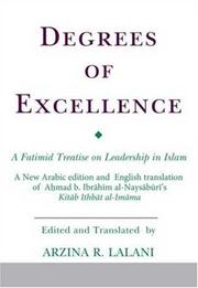 Front cover of Degrees of Excellence by Arzina R. Lalani