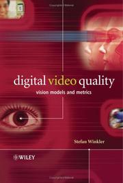 Cover of Digital Video Quality by Stefan Winkler