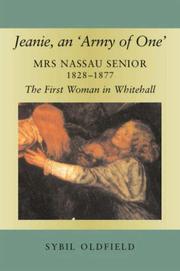 Front cover of Jeanie, an 'army of One' by Sybil Oldfield