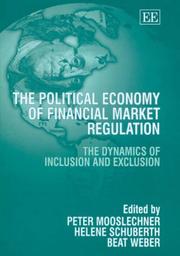 Front cover of The political economy of financial market regulation by Peter Mooslechner