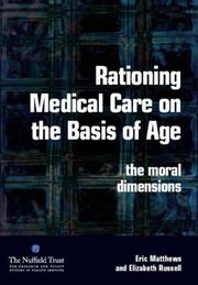 Front cover of Rationing Medical Care on the Basis of Age by Elizabeth Russell