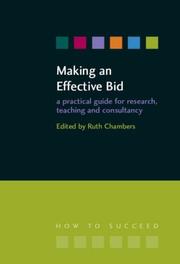 Cover of Making an Effective Bid by Ruth Chambers